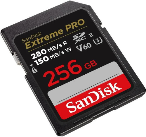 SanDisk 256 GB SDXC Extreme Pro UHS-II U3 V60 Class 10 (SDSDXEP-256G-GN4IN)