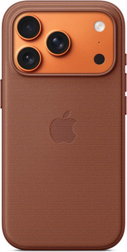 Чехол-накладка (тканевый) для iPhone 17 Pro TechWoven Case High Copy with MagSafe & Button Sienna