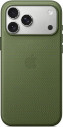Чехол-накладка (тканевый) для iPhone 17 Pro TechWoven Case High Copy with MagSafe & Button Green