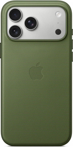 Чехол-накладка (тканевый) для iPhone 17 Pro TechWoven Case High Copy with MagSafe & Button Green