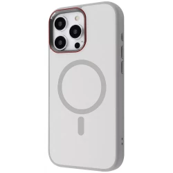 Чехол-накладка (силиконовый) Apple iPhone 16 Pro Max Proove Sapphire Case with Magnetic Ring Natural Titanium