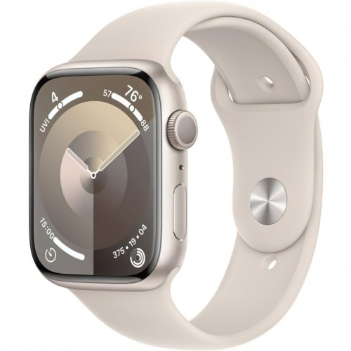 Apple Watch Series 9 GPS 41mm Starlight Aluminum Case w. Starlight Sport Band - S/M (MR8T3) (Відмінний стан)