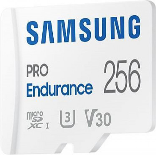 Samsung 256 GB microSDXC Class 10 UHS-I U3 V30 Pro Endurance + SD adapter MB-MJ256KA