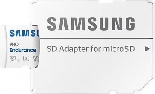Samsung 256 GB microSDXC Class 10 UHS-I U3 V30 Pro Endurance + SD adapter MB-MJ256KA