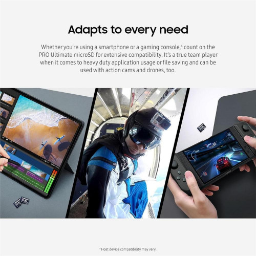 Samsung 256 GB PRO Ultimate microSD card (MB-MY256SA)