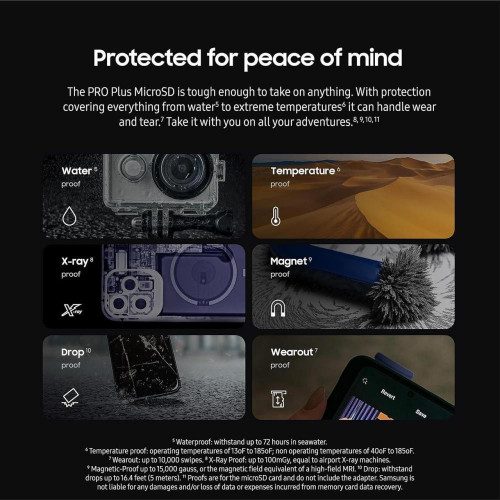 Samsung 256 GB PRO Ultimate microSD card (MB-MY256SA)