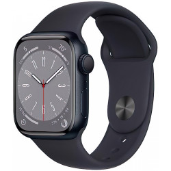 Apple Watch Series 8 GPS 41mm Midnight Aluminum Case w. Midnight Sport Band (MNP53) (Відмінний стан)