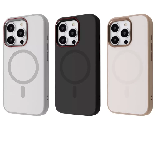 Чехол-накладка (силиконовый) Apple iPhone 16 Pro Proove Sapphire Case with Magnetic Ring Black Titanium