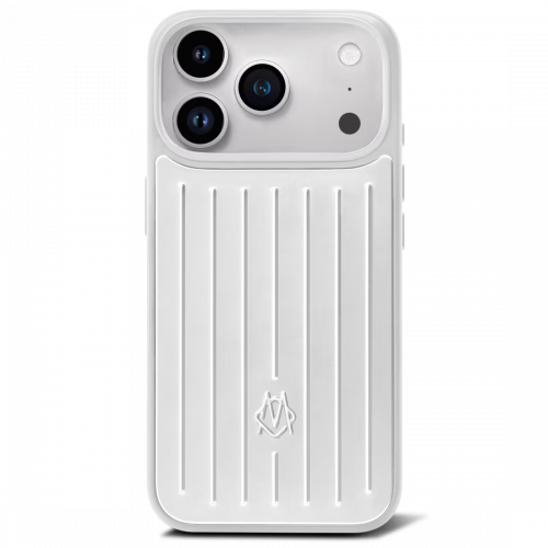 Чехол-накладка (силиконовый) Apple iPhone 17 Pro RIMOWA Aluminium High Copy Case Silver