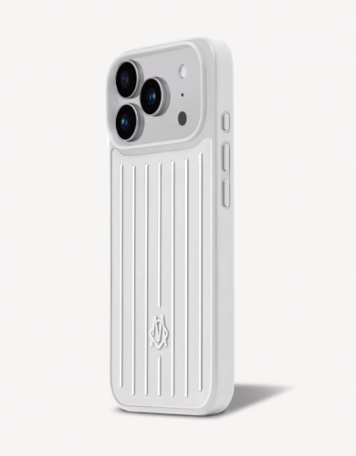 Чехол-накладка (силиконовый) Apple iPhone 17 Pro Max RIMOWA Aluminium High Copy Case Silver