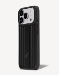 Чехол-накладка (силиконовый) Apple iPhone 17 Pro RIMOWA Aluminium High Copy Case Black