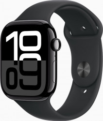Apple Watch Series 10 GPS 46mm Jet Black Alu. Case w. Black Sport Band - M/L (MWWQ3) (Ідеальний стан)