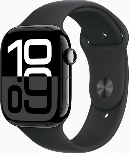 Apple Watch Series 10 GPS 46mm Jet Black Alu. Case w. Black Sport Band - M/L (MWWQ3) (Ідеальний стан)
