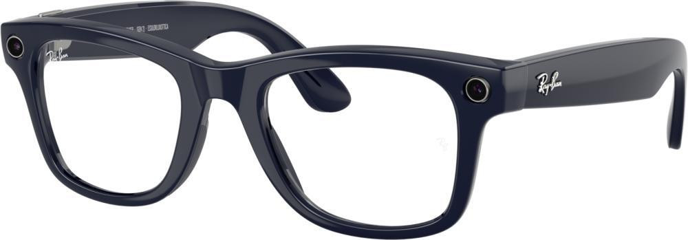 小物 Ray-Ban  Wayfarer RW4012 Gen2 Ray-Ban Meta Wayfarer Gen 2 Shiny Cosmic Blue/Clear Sapphire