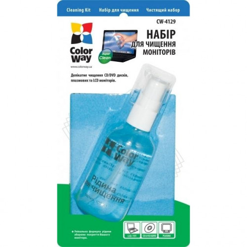 Набір для чищення 2 в 1 ColorWay для ноутбуків та моніторів (CW-4129)