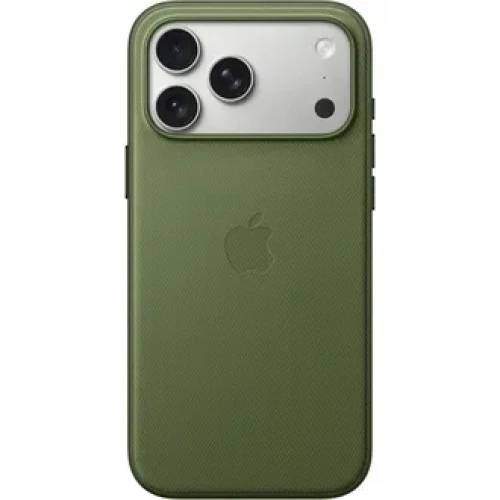 Чехол-накладка (тканевый) для iPhone 17 Pro Max TechWoven Case High Copy with MagSafe & Button Green