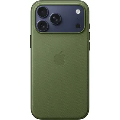 Чехол-накладка (тканевый) для iPhone 17 Pro Max TechWoven Case High Copy with MagSafe & Button Green