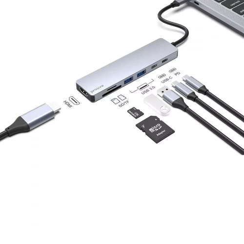 Proove Iron Link 5 in 1 2xType-C + 2xUSB3.0 + HDMI (HBIL00222024)