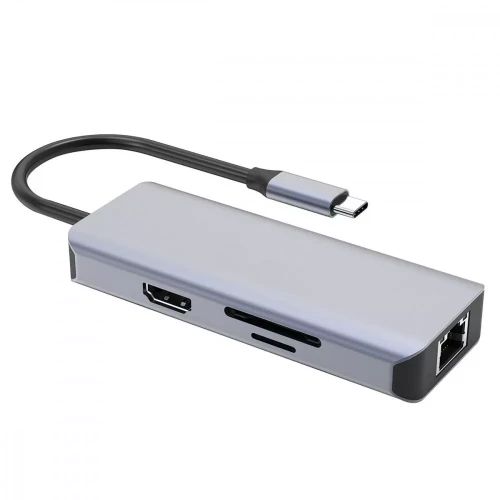 Proove Iron Link 6 in 1 2xUSB3.0 + SD/TF + RJ45 + HDMI (HBI700010004)