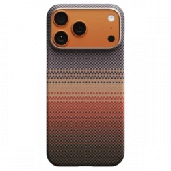 Чехол-накладка (карбоновый) Apple iPhone 17 Pro Pitaka Ultra-Slim Case with PitaTap Sunset (KI1702SP)