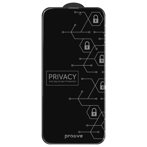 Защитное стекло Apple iPhone 17 Pro Max Proove Privacy Full Screen Black