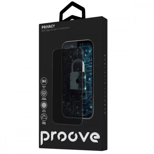 Защитное стекло Apple iPhone 17 Pro Max Proove Privacy Full Screen Black