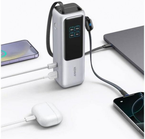 Anker Power Bank 25000mAh 165W Silver (A1695H41)
