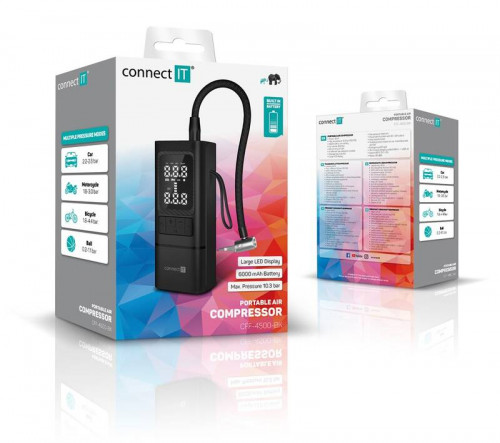 Автокомпрессор Proove Pump Assistant Pro Black 120W 7500mAh (PPAP80010901)