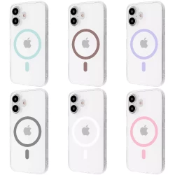 Чехол-накладка (силиконовый) Apple iPhone 16 Proove Blossom Case with Magnetic Ring White