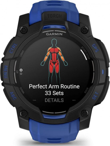 Garmin Instinct 3 45mm AMOLED Black with Blue Band (010-02936-03/43)