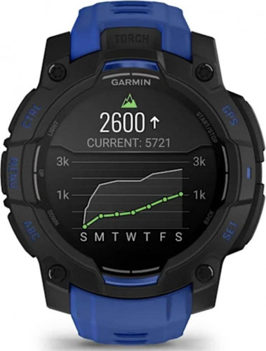 Garmin Instinct 3 45mm AMOLED Black with Blue Band (010-02936-03/43)