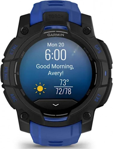 Garmin Instinct 3 45mm AMOLED Black with Blue Band (010-02936-03/43)