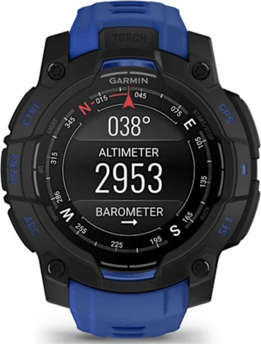 Garmin Instinct 3 45mm AMOLED Black with Blue Band (010-02936-03/43)