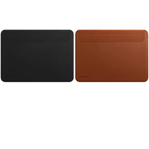 Чехол-папка (кожаный) Apple MacBook 15,4"/16,2" Proove Leather Sleeve Black (PCLSMB161602)