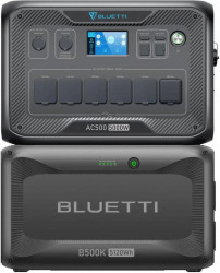 BLUETTI AC500 + B500K Expansion Battery