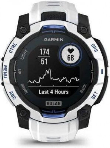 Garmin Instinct 3 45mm Solar Whitestone with Whitestone Band (010-02934-03/43)