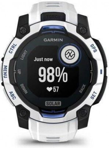 Garmin Instinct 3 45mm Solar Whitestone with Whitestone Band (010-02934-03/43)