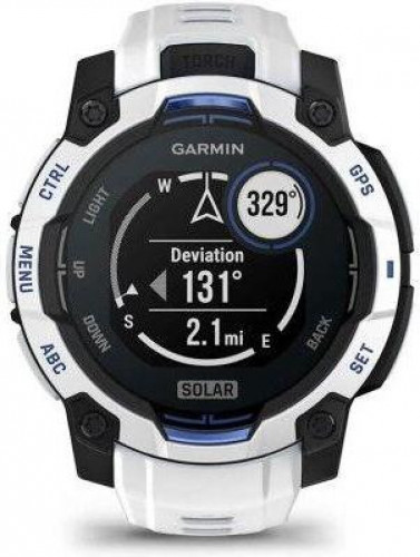 Garmin Instinct 3 45mm Solar Whitestone with Whitestone Band (010-02934-03/43)