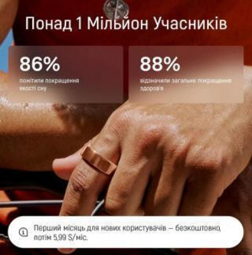 Oura Ring 4 Rose Gold Size 8 (JZ90-54219-08)