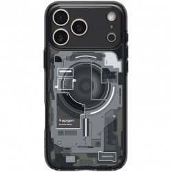 Чехол-накладка (силиконовый) Apple iPhone 17 Pro Max Spigen Ultra Hybrid MagSafe Zero One Black (ACS10289)