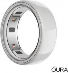 Oura Ring 4 Ceramic Cloud Size 8 (JZ90-57460-08)