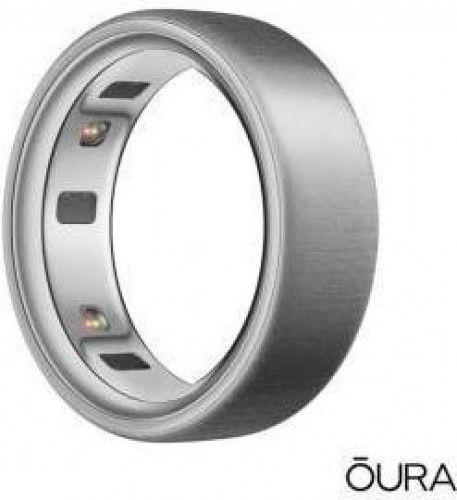 Oura Ring 4 Brushed Silver Size 11 (JZ90-54220-11)