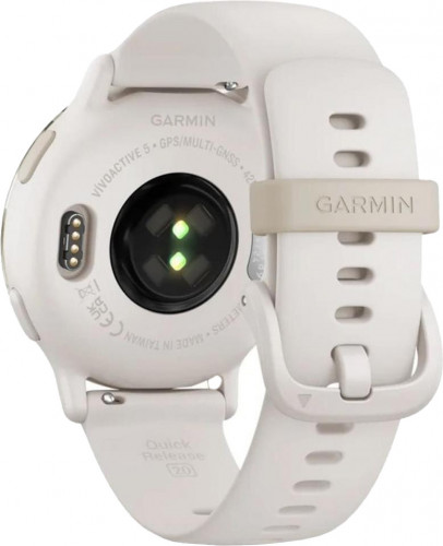 Garmin vivoactive 5 Cream Gold Aluminum Bezel with Ivory Case and Silicone Band (010-02862-11/5B) (New, без коробки)