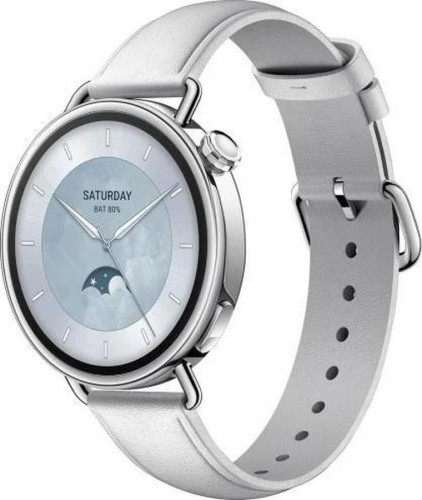 Xiaomi Watch S4 41mm Leather Strap White (BHR07VUGL)