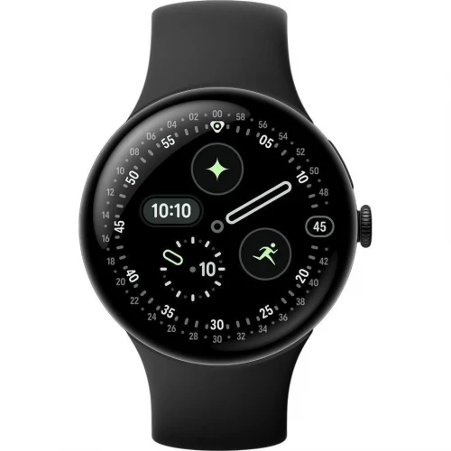 Google Pixel Watch 4 41mm Wi-Fi Matte Black Aluminum case / Obsidian Active Band