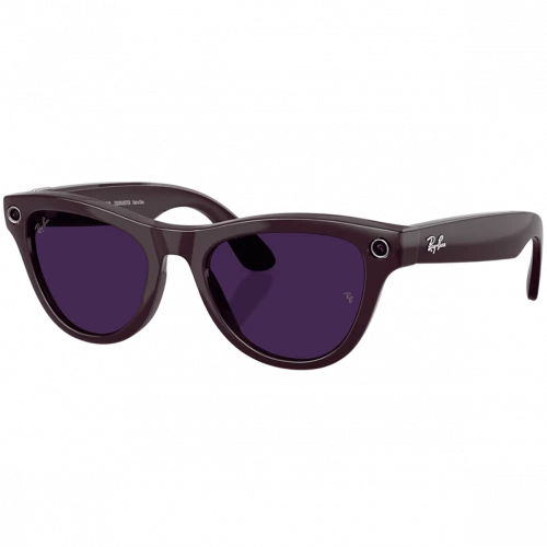 Ray-Ban Meta Skyler Gen 2 St.Shiny Mystic Violet Frame/Clear to Amethyst Transit.Lens. (RW4014 6701CH 52-20)
