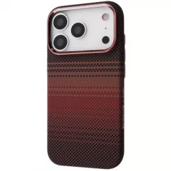 Чехол-накладка (карбоновый) Apple iPhone 17 Pro Max Proove Gleam Case with Magnetic Ring Gold Stripes