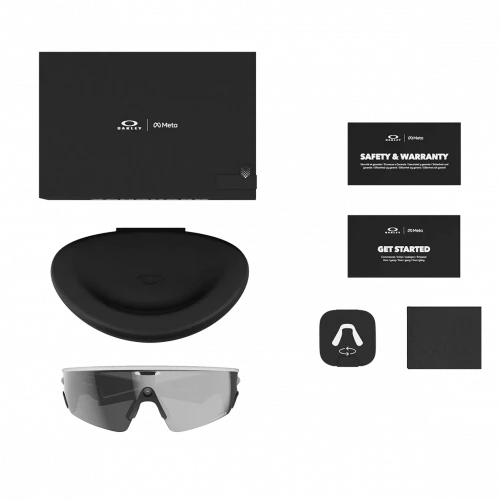 Oakley Meta Vanguard - Prizm Black Lenses / White Frame (OW8001-0552)