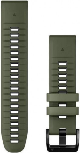 Garmin QuickFit 22 Watch Bands Silicone Moss/Graphite (010-13280-07)