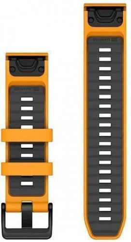 Garmin QuickFit 22 Watch Bands Spark Orange/Graphite Silicone (010-13392-01)